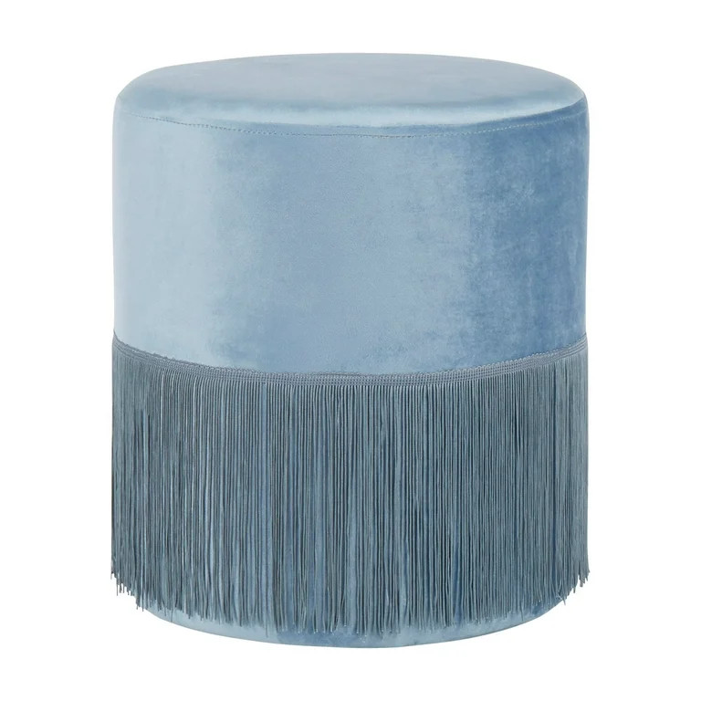 LumiSource Fringe Contemporary Ottoman Stool | Walmart (US)