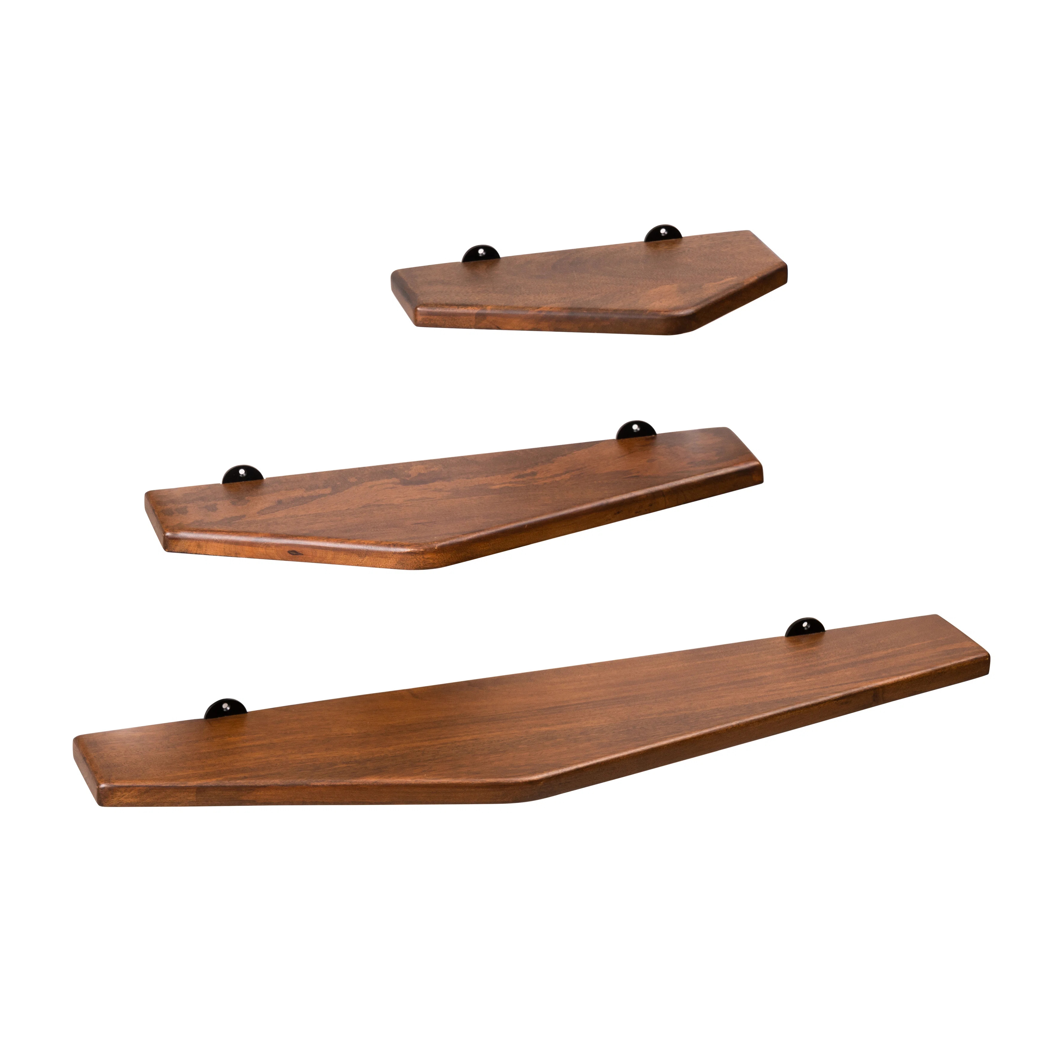 Glennon 3 Piece Mango Floating Shelf | Wayfair North America
