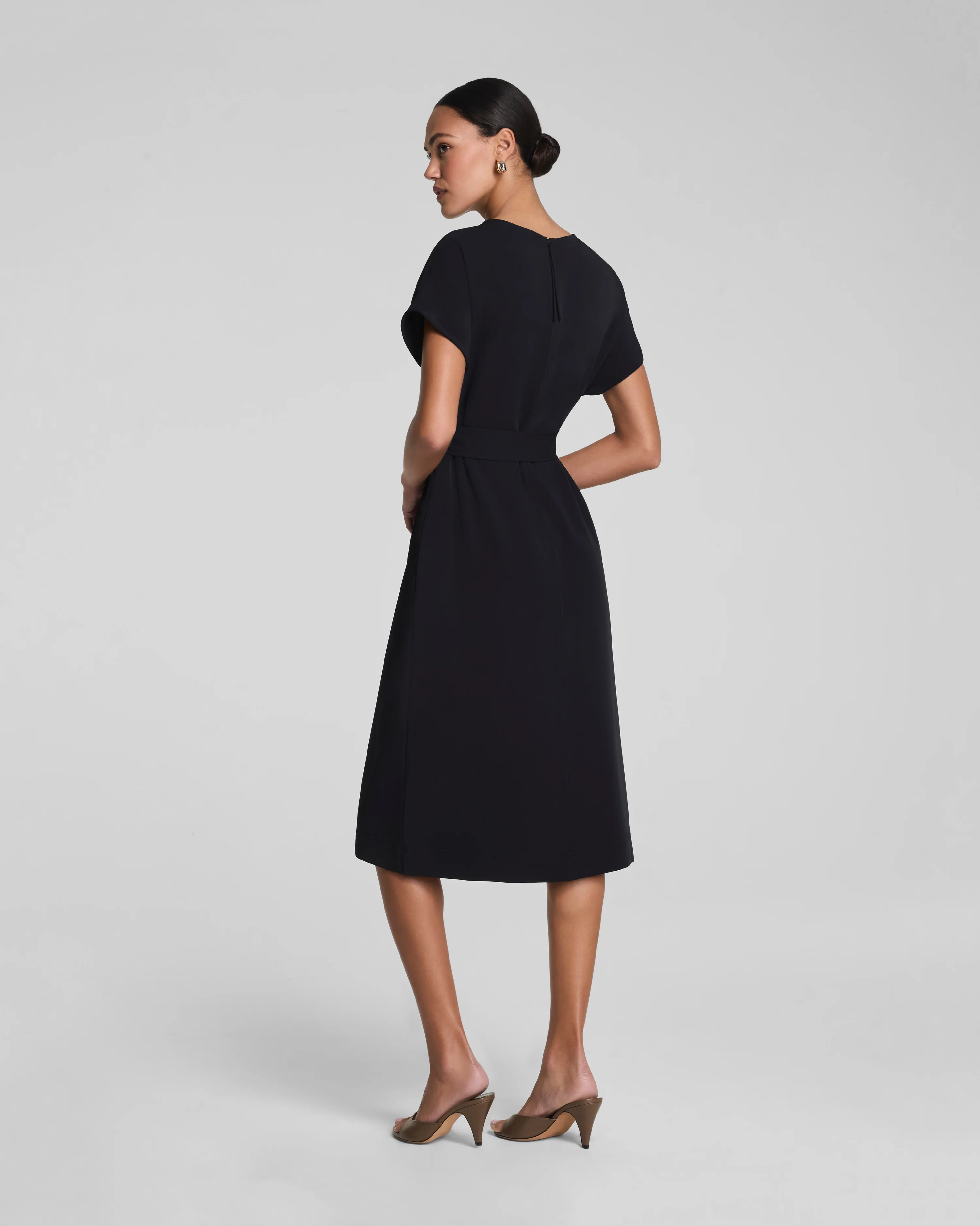 SPANX\u00ae CarryOn Belted Midi Dress | Travel-Friendly Midi Dress | Spanx
