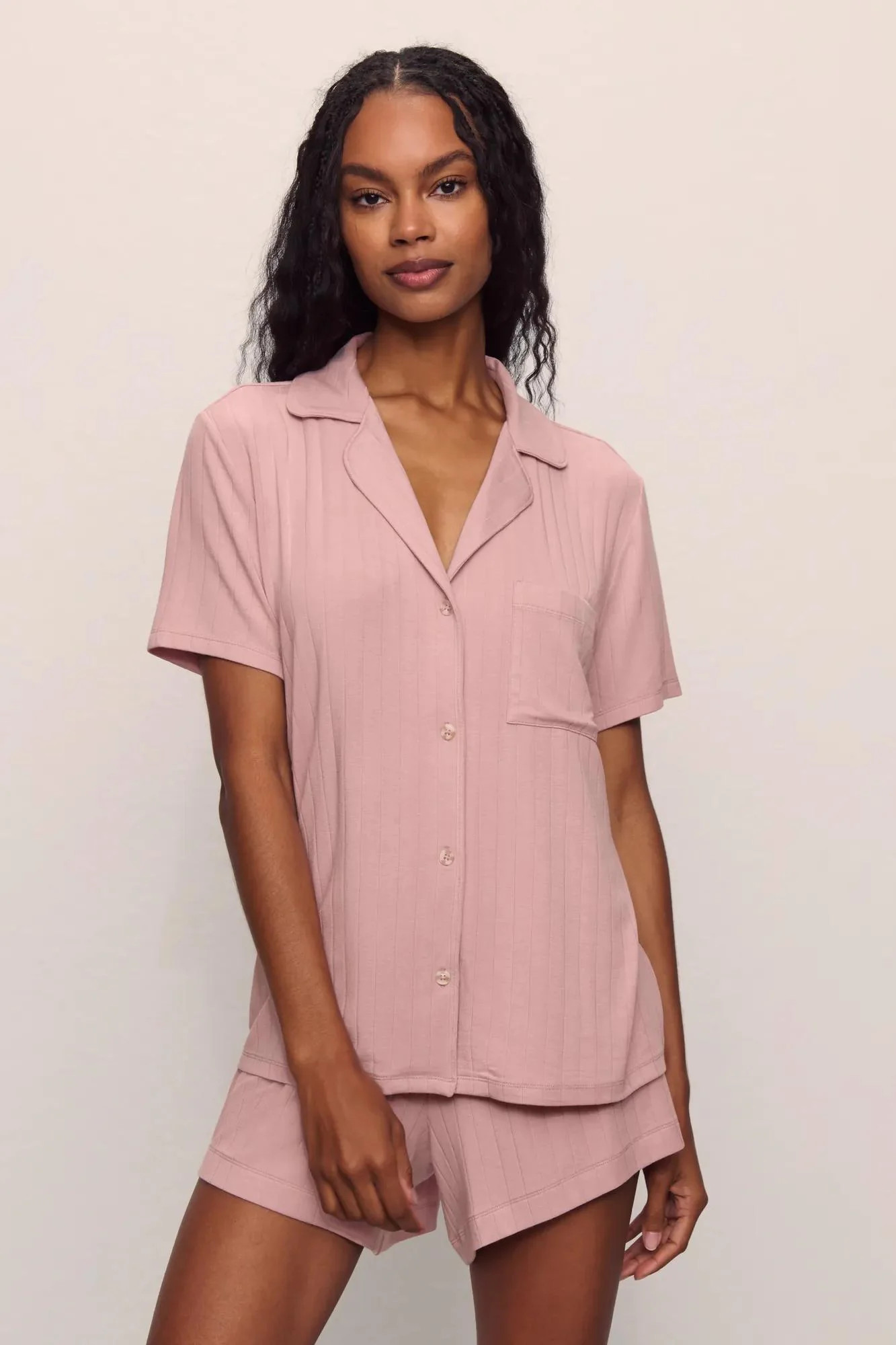 Gisele TENCEL™ Modal Rib Relaxed Short PJ Set | Eberjey