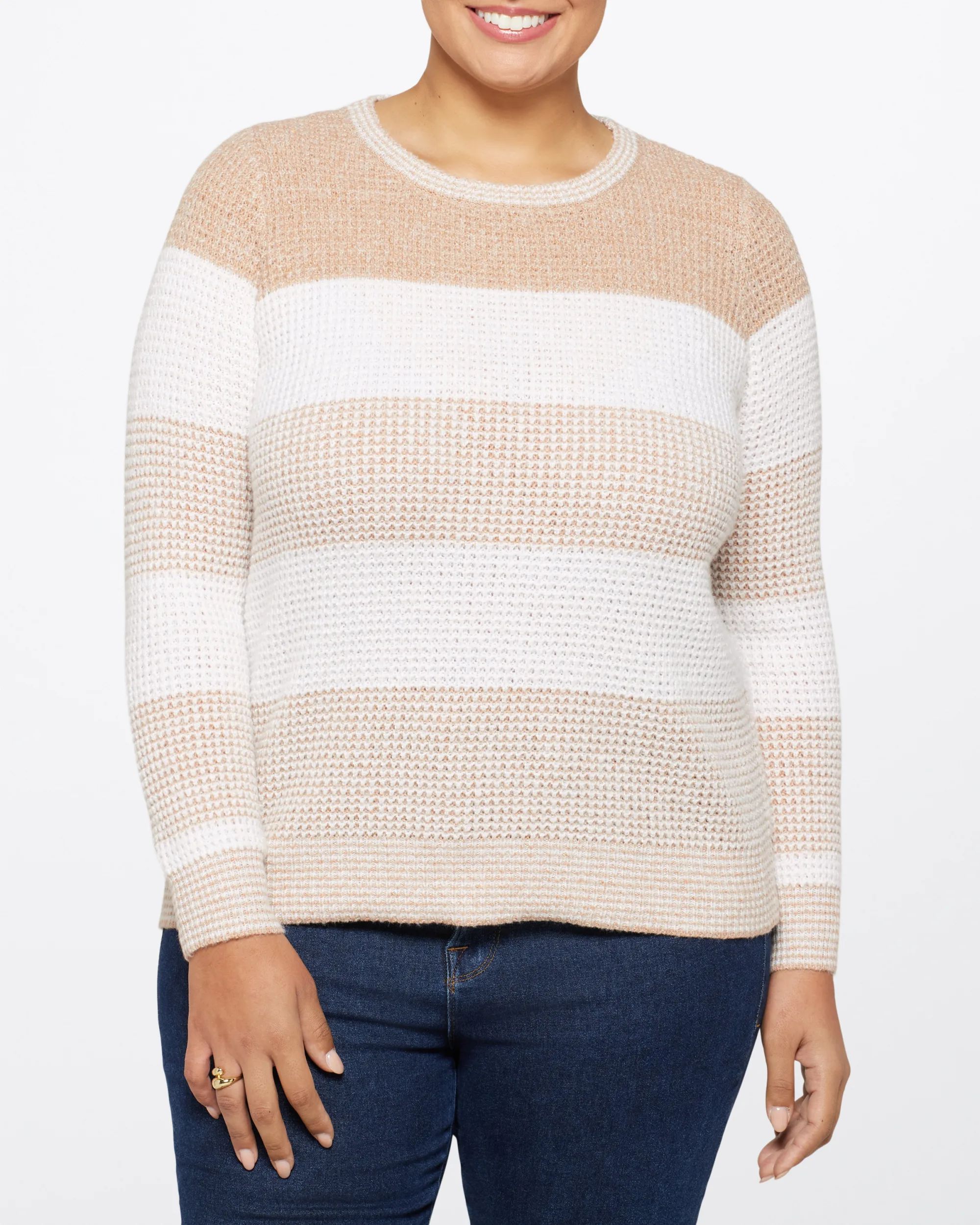 Alicia Textured Long Sleeve Sweater | Stitch Fix