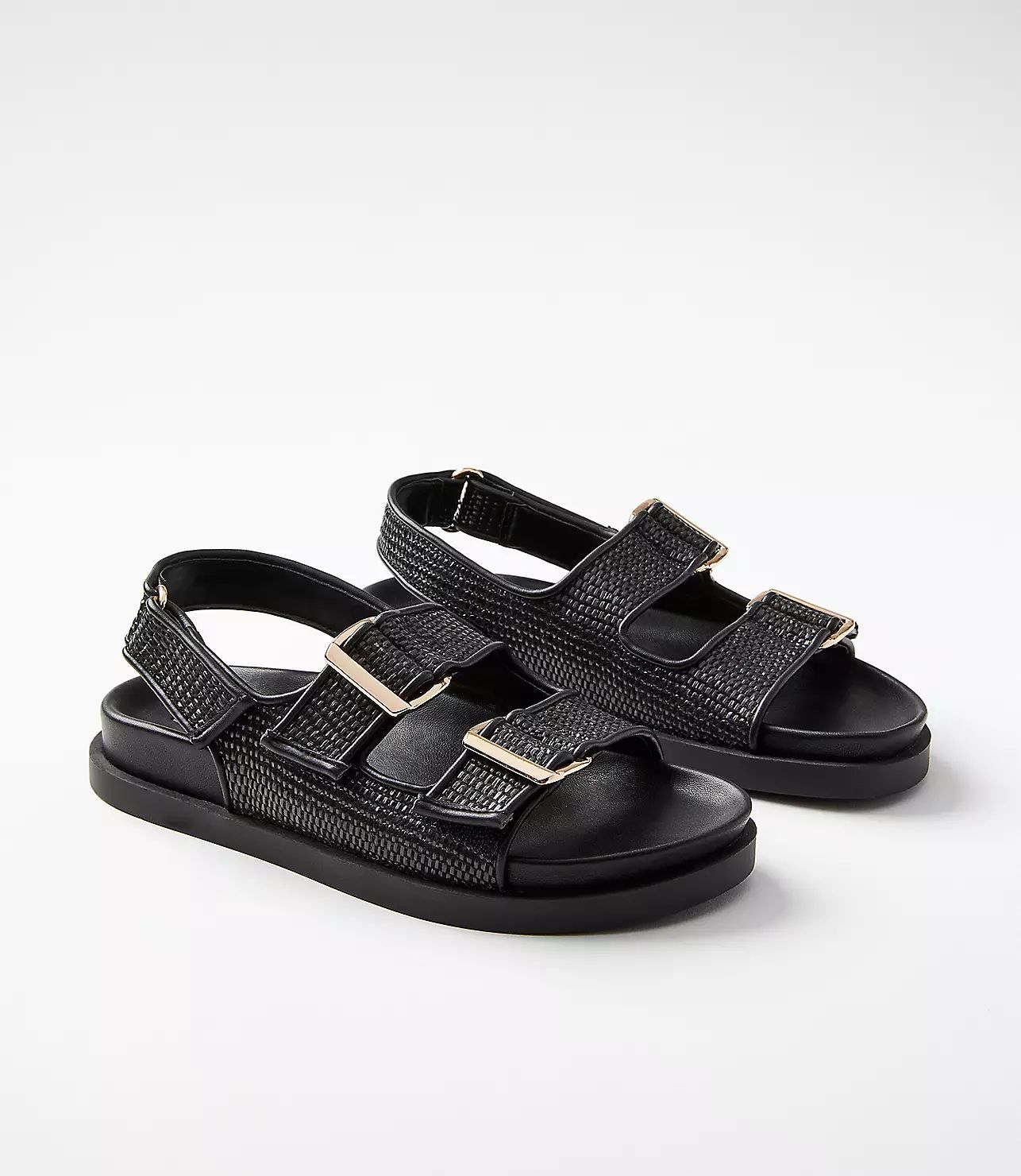Double Strap Molded Footbed Sandals | LOFT