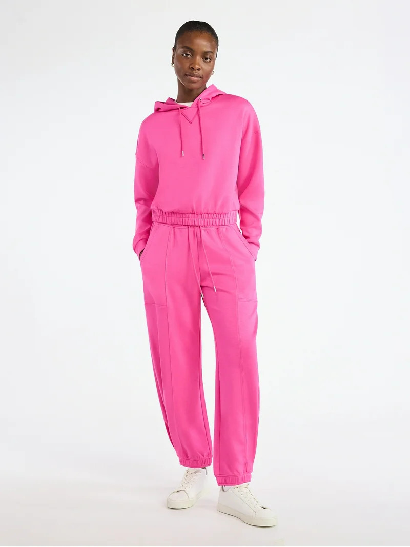 Scoop Women's and Women's Plus New Scubaknit Barrel Pants, Sizes XS-4X | Walmart (US)