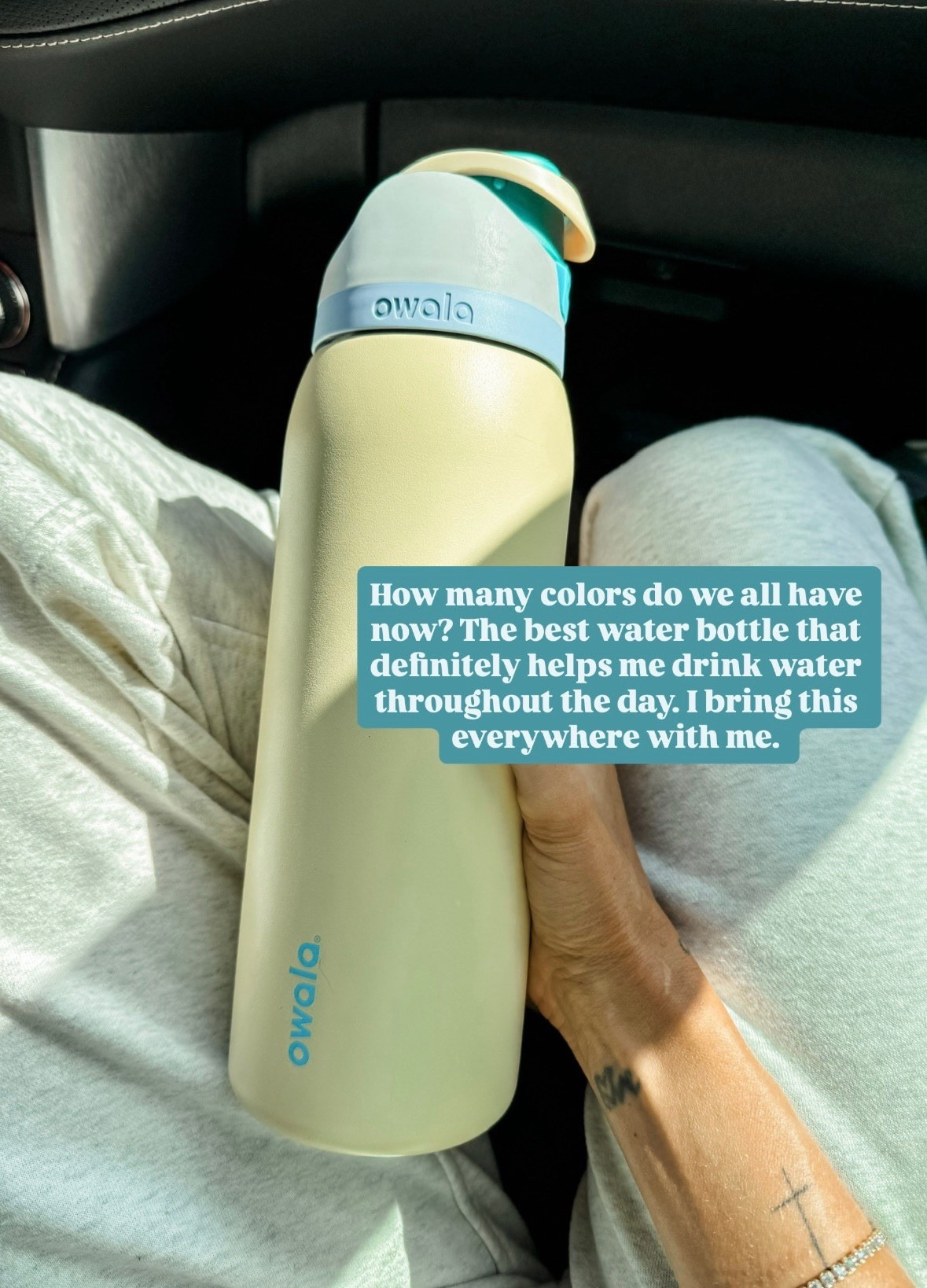 I love my Owala water bottles! I have way too many colors at this point! 🤣 Having a reusable water bottle around makes me drink more water!

Loverly Grey, Owala, water bottle, health, wellness, 2026 goals 

#LTKActive #LTKfitnessgoals