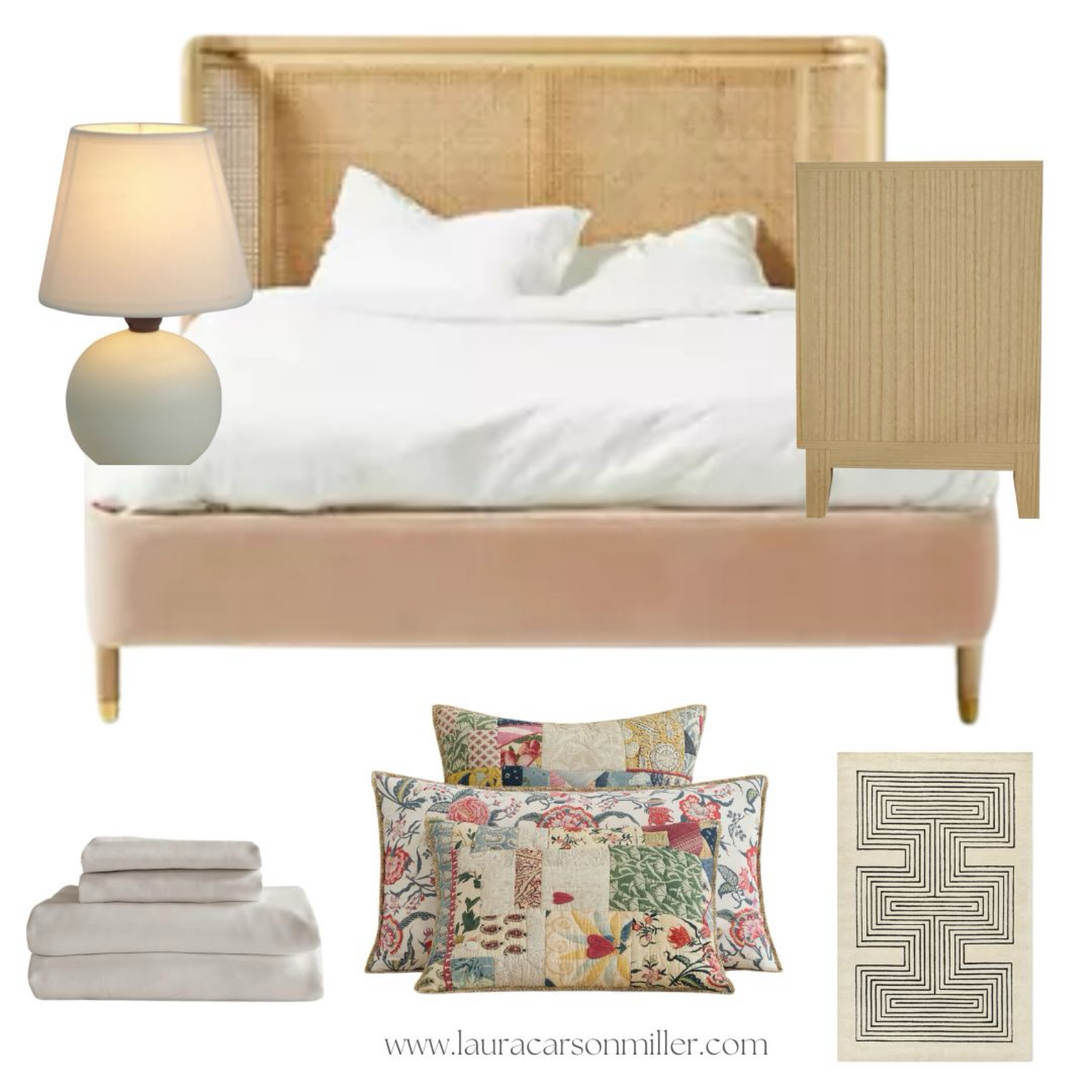 Some beautiful items for your spring bedroom refresh!
Bedroom, bedroom refresh, furniture, home decor, Laura carson miller, bedding, rugs, lamps, nightstands, room refresh, style tips, bed frame, interior decorating, interior designer, home, home furnishings, sheets, shams, quilt, guest room, vacation, over night guests 

#LTKFamily #LTKStyleTip #LTKHome