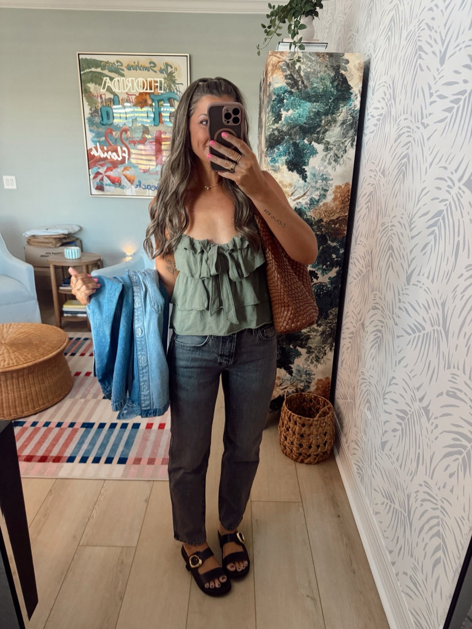 40% off my go-to boyfriend jeans!!! I wear size 2 for a little bit of a baggy fit