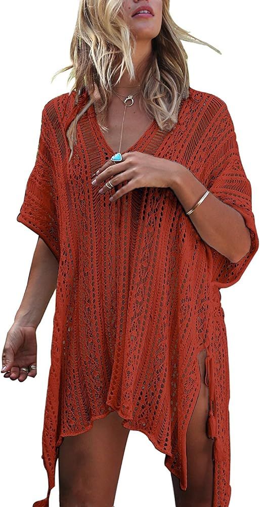 HARHAY Women's Summer Swimsuit Bikini 2023 Beach Swimwear Crochet Cover up | Amazon (US)