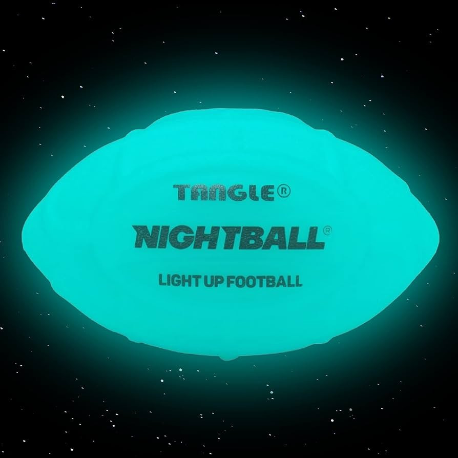 Nightball Tangle Glow in The Dark Inflatable LED Football - Light up Football with Bright LED Lig... | Amazon (US)