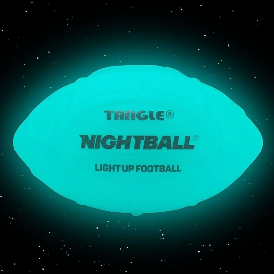 Nightball Tangle Glow in The Dark Inflatable LED Football - Light up Football with Bright LED Lig... | Amazon (US)