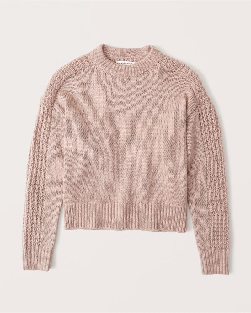 Waffle-Back Sweater | Abercrombie & Fitch (US)