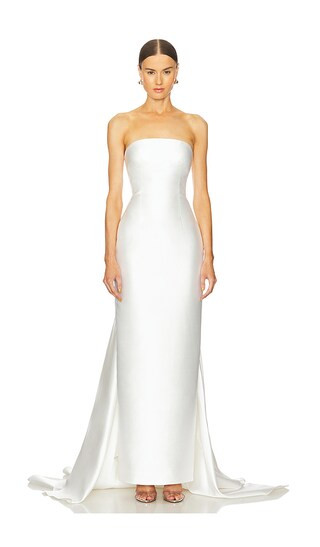 Imani Maxi Dress in Cream | Revolve Clothing (Global)