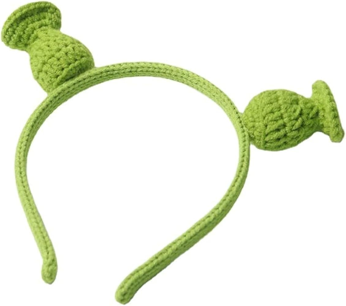 Shrek Headband with Ears, Cute Dressing Up Ears, Halloween Cosplay Prop Party Theme Costume Unise... | Amazon (US)