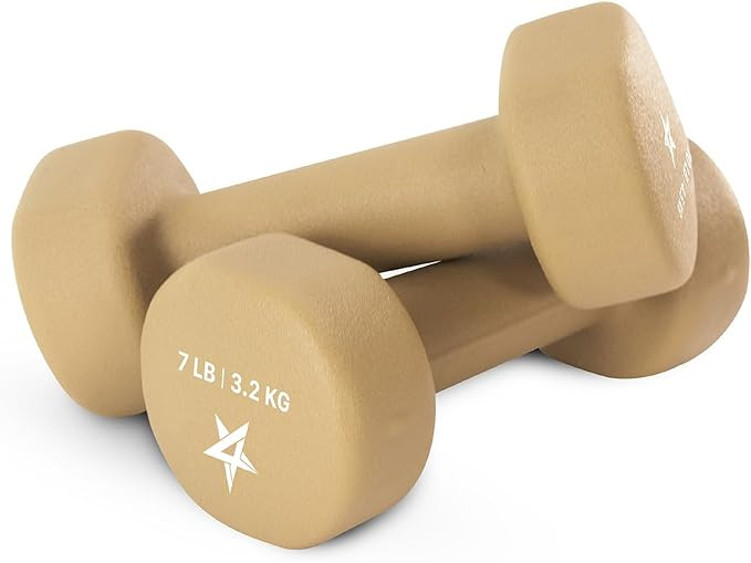 Yes4All Neoprene Coated Dumbbell Hand Weight Sets of 2 - Multiple Weight Options with 15 Colors, ... | Amazon (US)