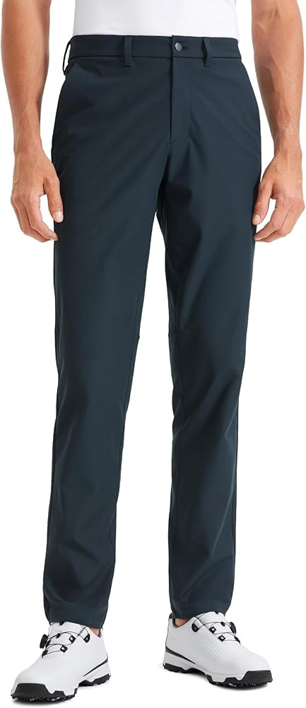 CRZ YOGA Men's All Day Comfy Golf Pants - 28"/30"/32"/34"/36" Quick Dry Lightweight Work Casual T... | Amazon (US)