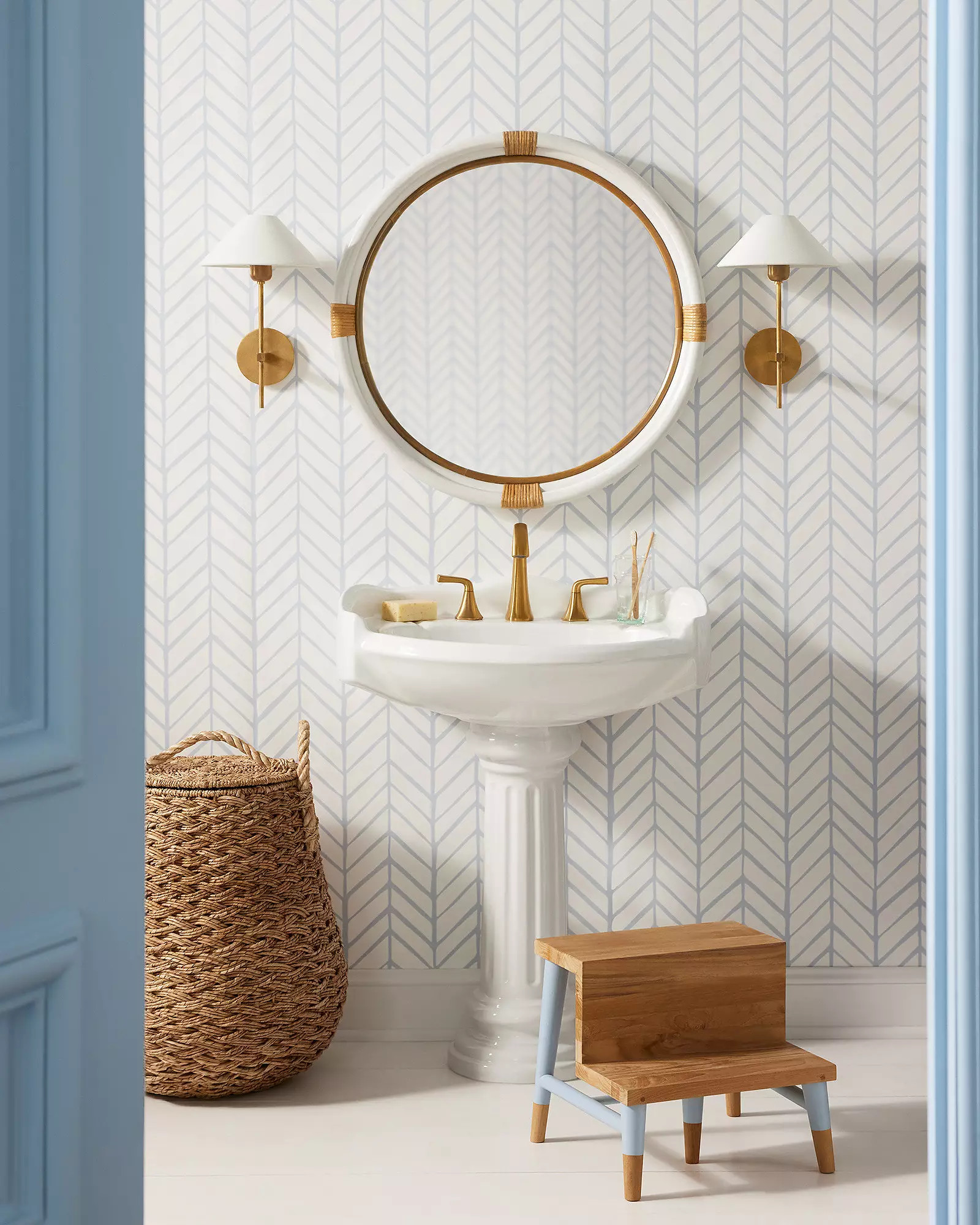 Montara Rattan Mirror | Serena and Lily