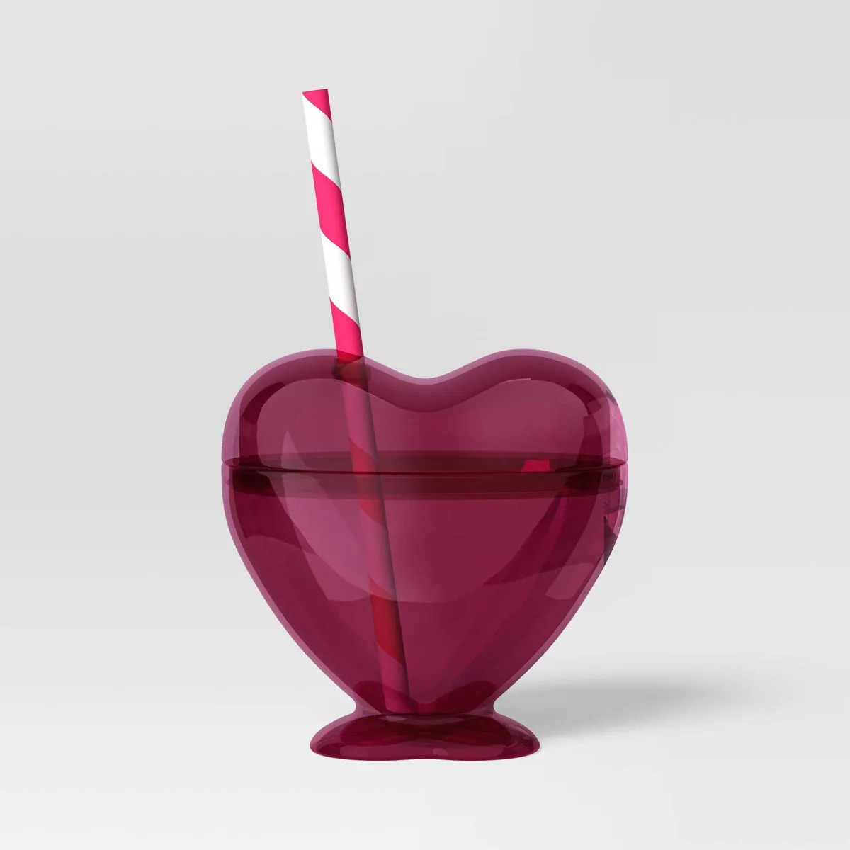 14 fl oz Figural Heart Tumbler with Straw - Room Essentials™ | Target