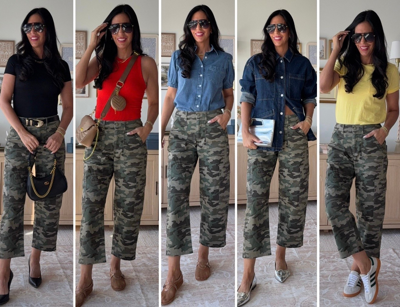 5 ways to wear these Target camo pants and they are amazing!  My favorite purchase this year. I sized up to a 4 

#LTKStyleTip #LTKFindsUnder50 #LTKU