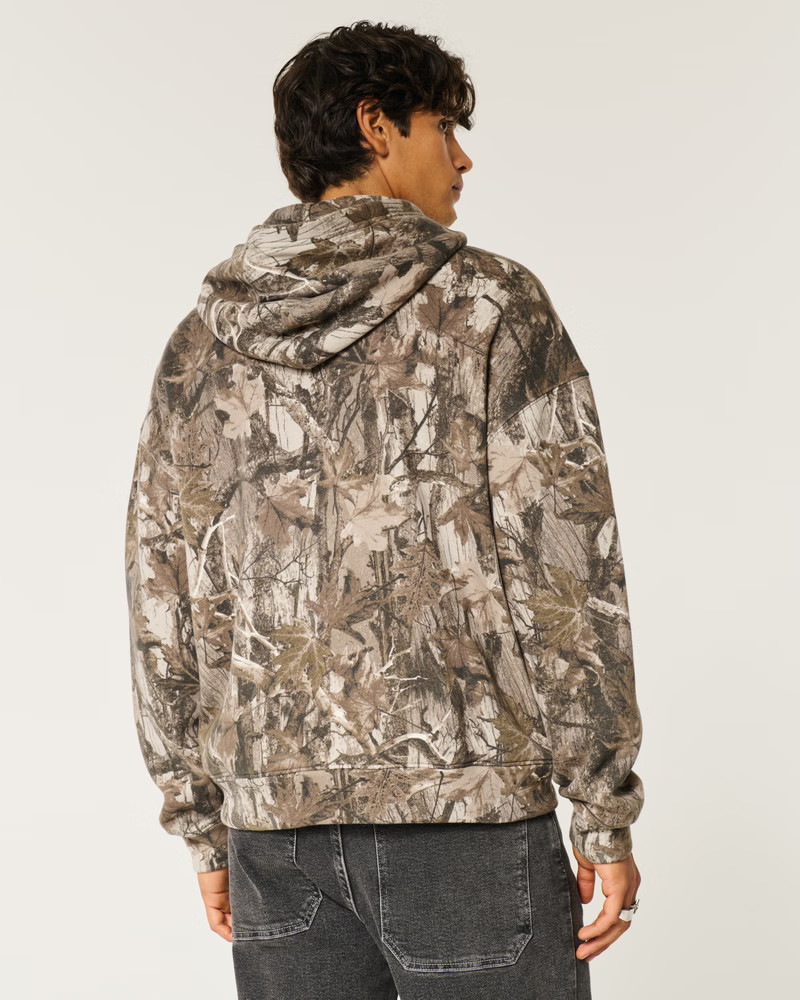 Boxy Camo Hoodie | Hollister (US)