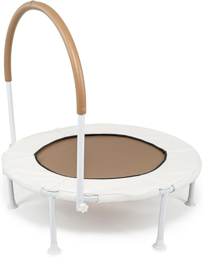 36" Kids and Toddler Mini Trampoline, Aesthetic Indoor and Outdoor Small Baby Trampoline with Rem... | Amazon (US)