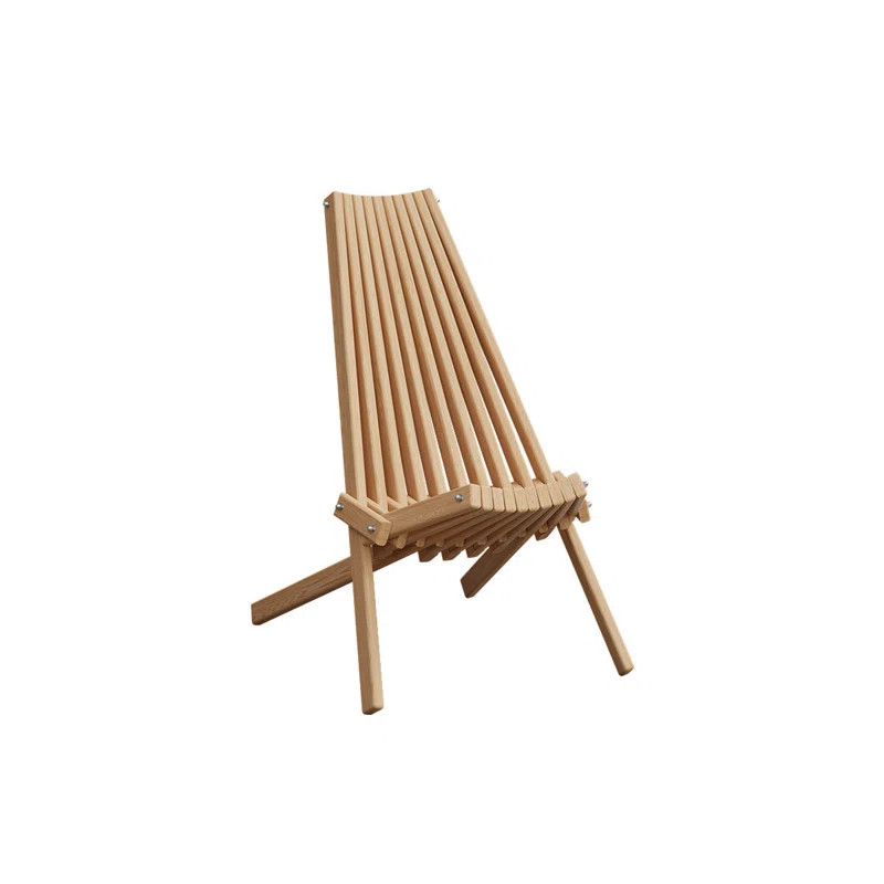 Stigall Solid Wood Folding Adirondack Chair | Wayfair North America