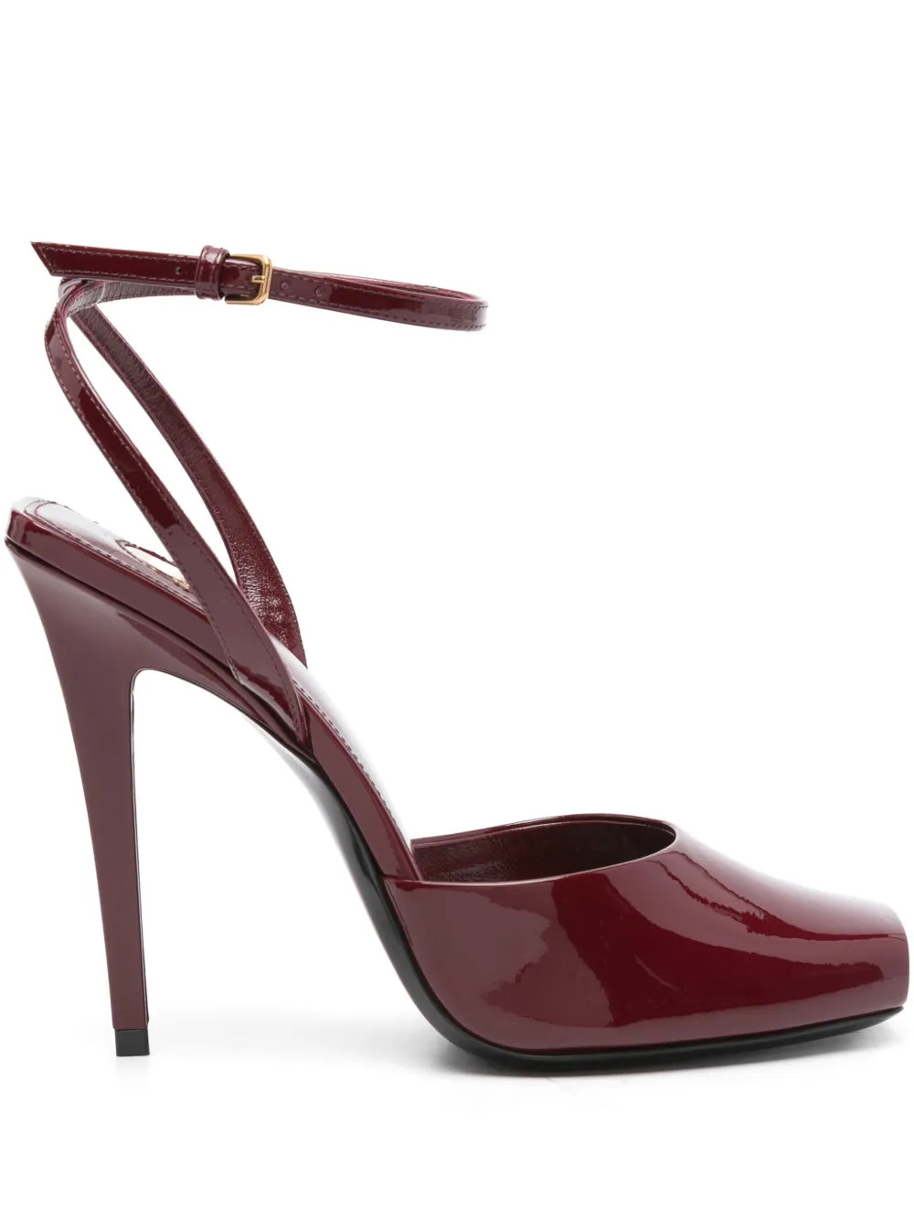 Saint Laurent 110mm La Scandale Pumps | Red | FARFETCH | Farfetch Global