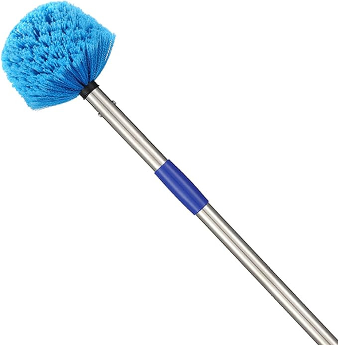 Duster, Cobweb Duster with Extension Pole, Medium Stiff Bristles Cobweb Duster Head & 6-Feet Stai... | Amazon (US)