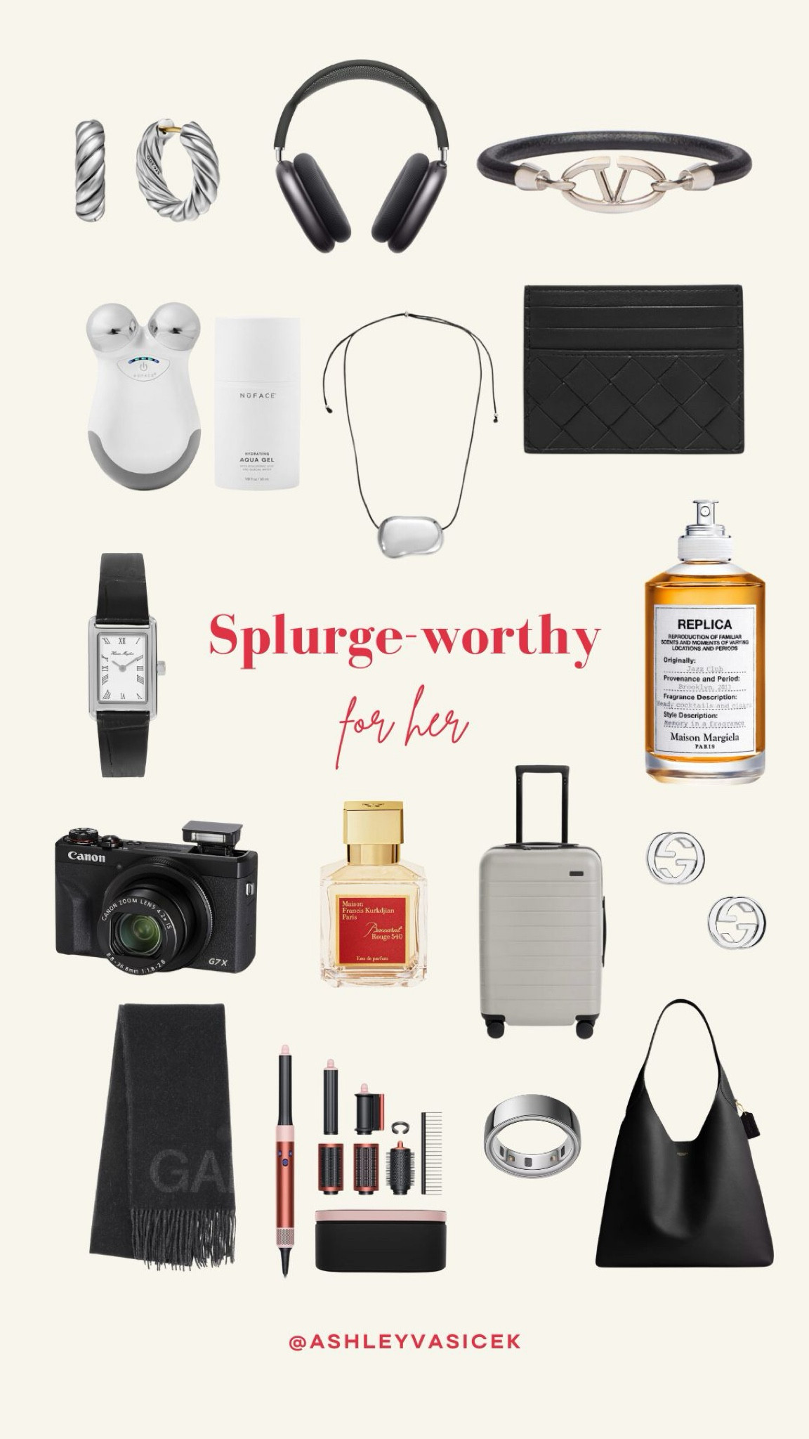 Splurge-worthy gifts for her 

#LTKSeasonal #LTKHoliday #LTKGiftGuide