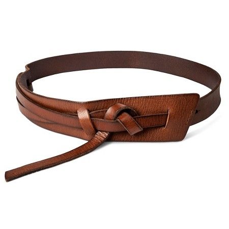 Women's Wide Messy Knot Belt Brown - Mossimo Supply Co. | Target