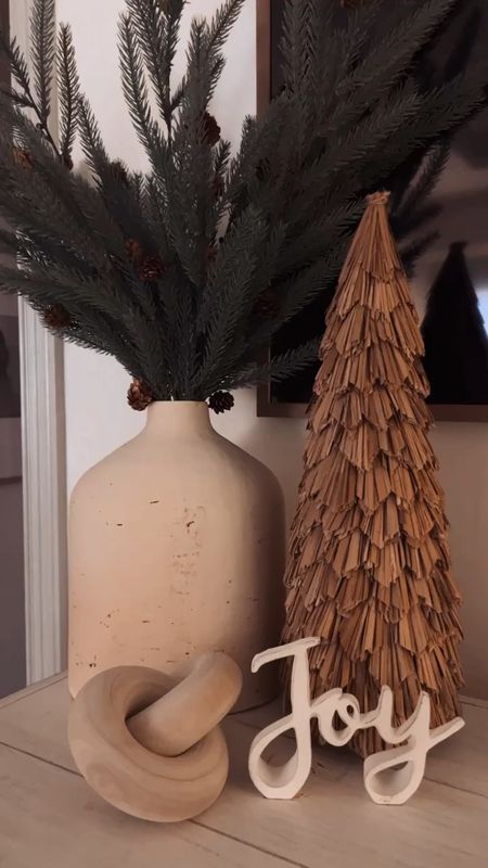 Easy dresser / tabletop decor🌲love these stems so much! & this classic vase I use YEAR ROUND! 

Christmas / holiday / decor / cozy home / target / hobby lobby / comfy / tree / Holley Gabrielle 

#LTKSeasonal #LTKhome #LTKHoliday