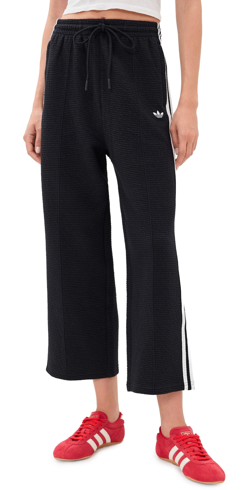 adidas Firebird Crop Trackpants Black/Cloud White L | Shopbop