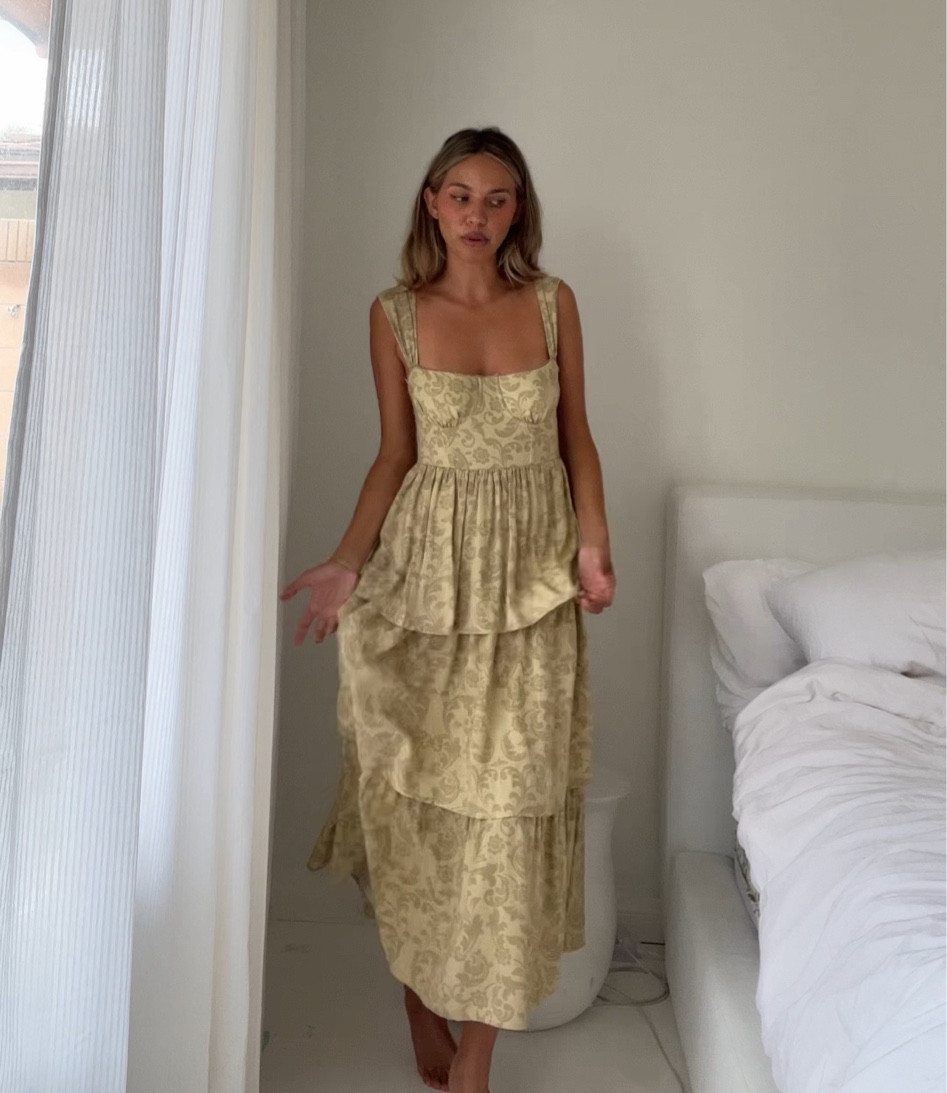 slim fit dress slacks Floral Sage Flower Girl Dress Special Occasion Dress – Lisa Ann's Creations main image 1