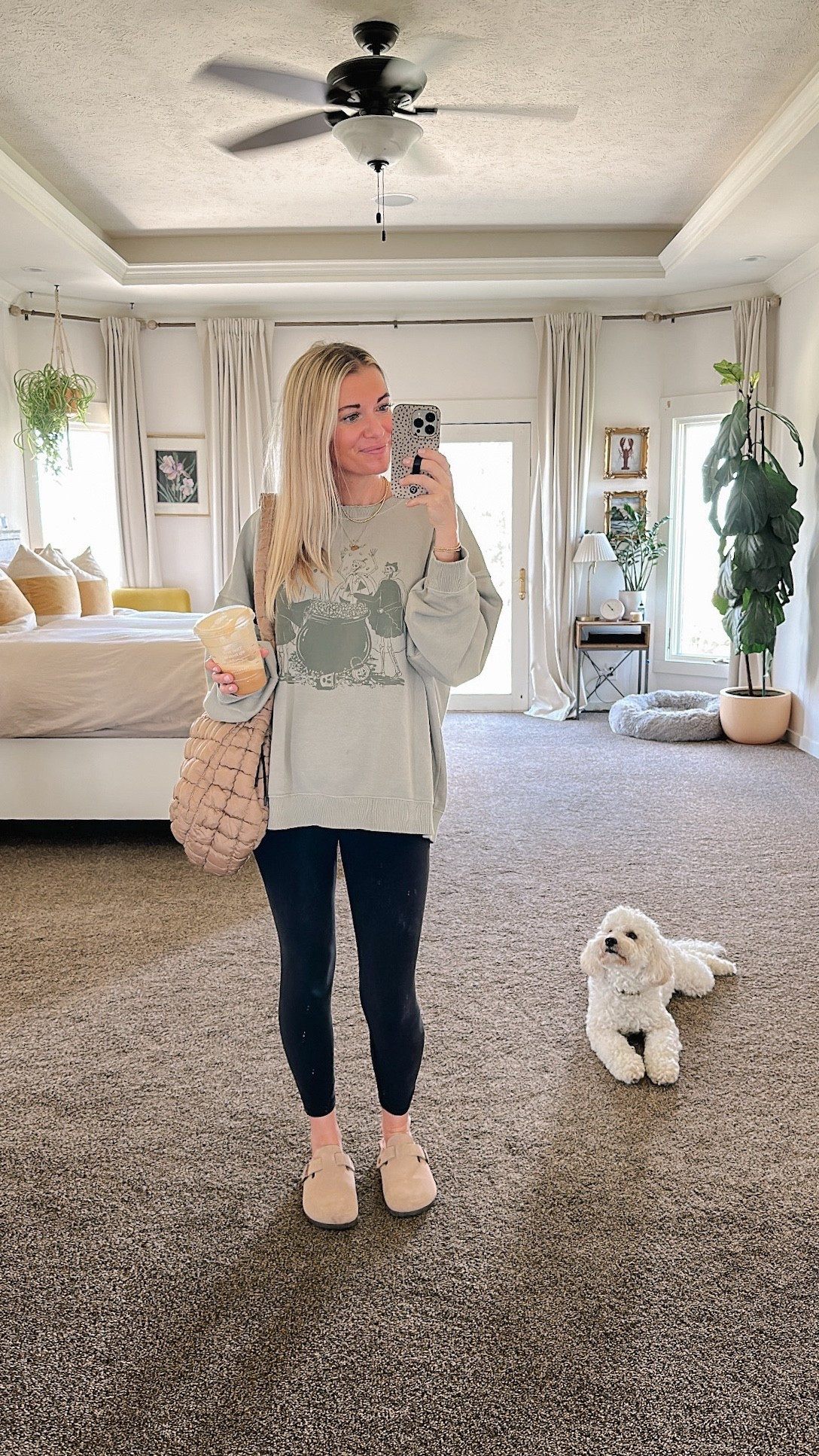 comfy outfit for running errands! I sized up to a large in the sweatshirt for an oversized look

#LTKSeasonal #LTKShoeCrush #LTKFallSale