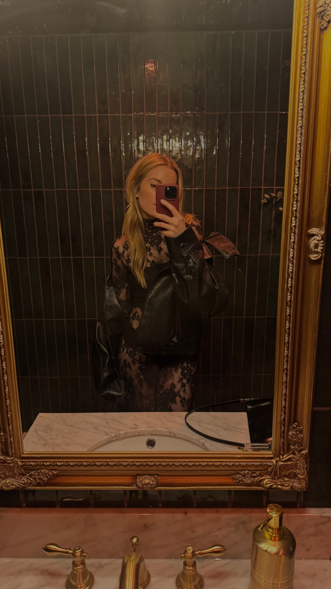 Dandelion, West Village 

Zara Open Back Lace Dress 1067/644/800

Zara Faux Leather Jacket 
4391/892/800

#LTKSaleAlert