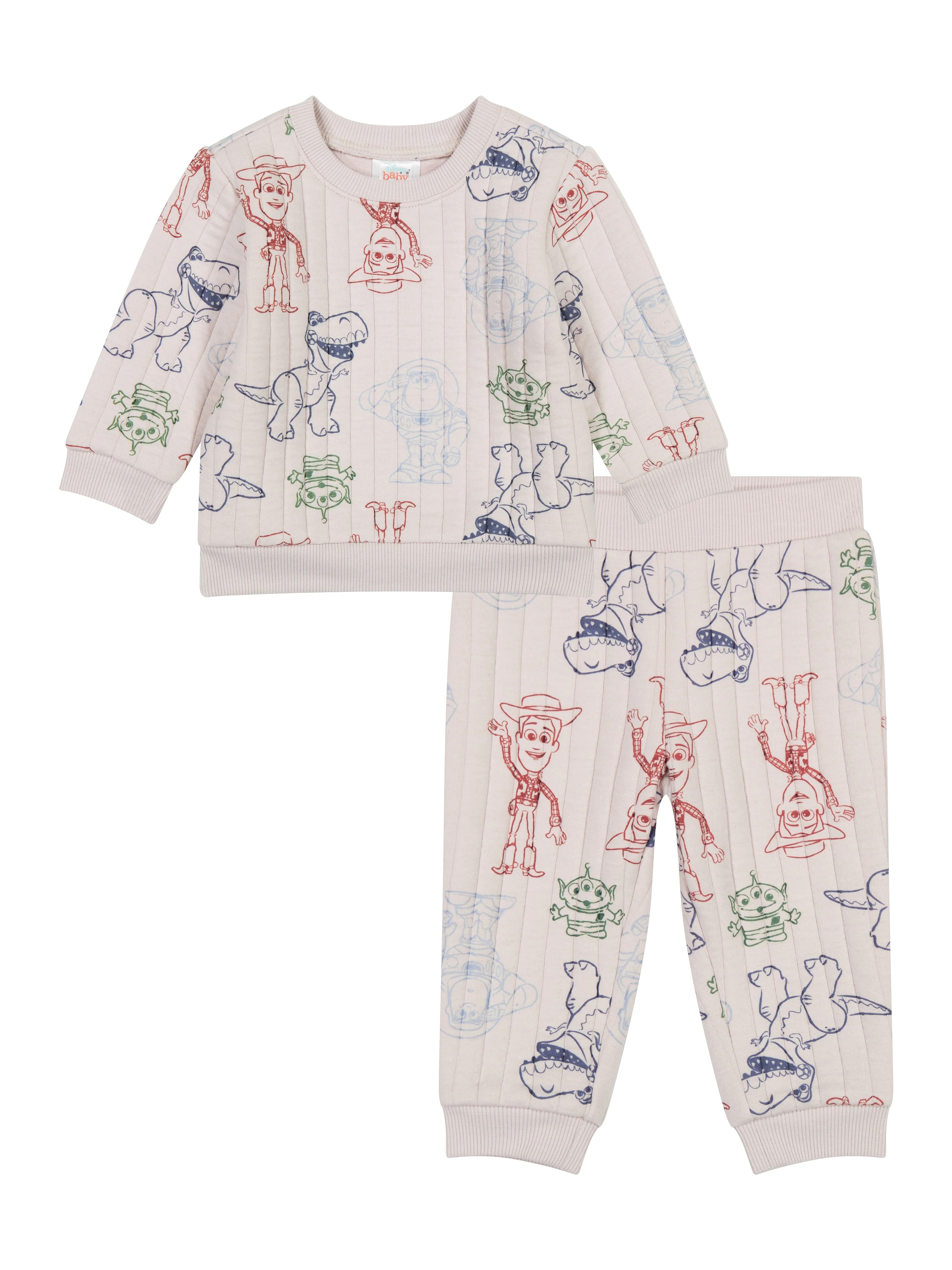 Toy Story Baby Boy Quilted Jogger Set, Sizes 0/3 Months - 24 Months - Walmart.com | Walmart (US)