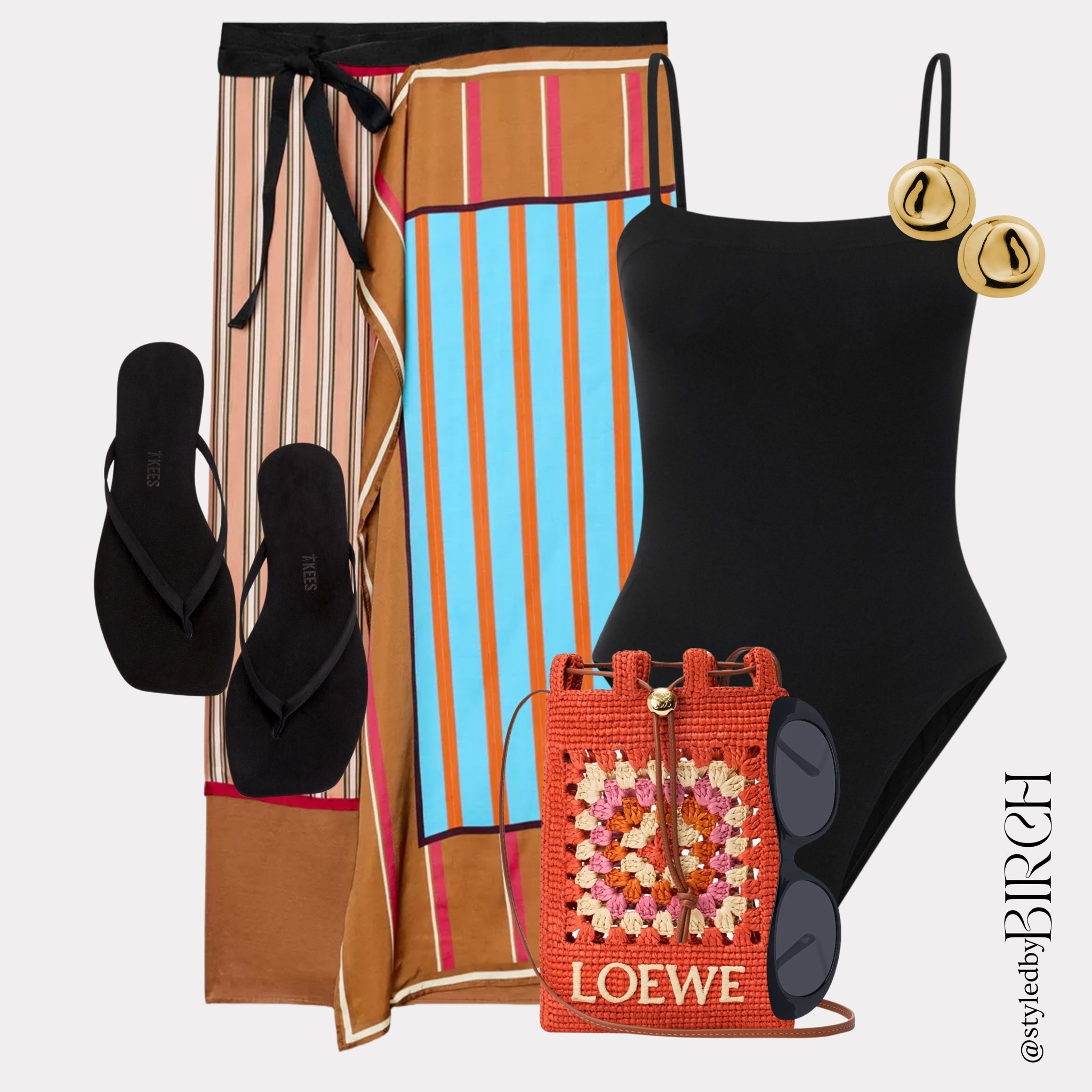 Holiday planning has officially started and the pool day outfits are already sorted ☀️

Effortless, fun and everything a pool day should look like. Now I just need the sunshine to agree.

#ootd #outfitinspo #holidayoutfit #poolday #summerstyle

Tags 🏷️
Black one shoulder swimsuit, multicolour striped wrap skirt, Loewe red crochet bag, black Tkees flip flops, gold disc earrings, dark oval sunglasses

#LTKsummer #LTKeurope #LTKtravel