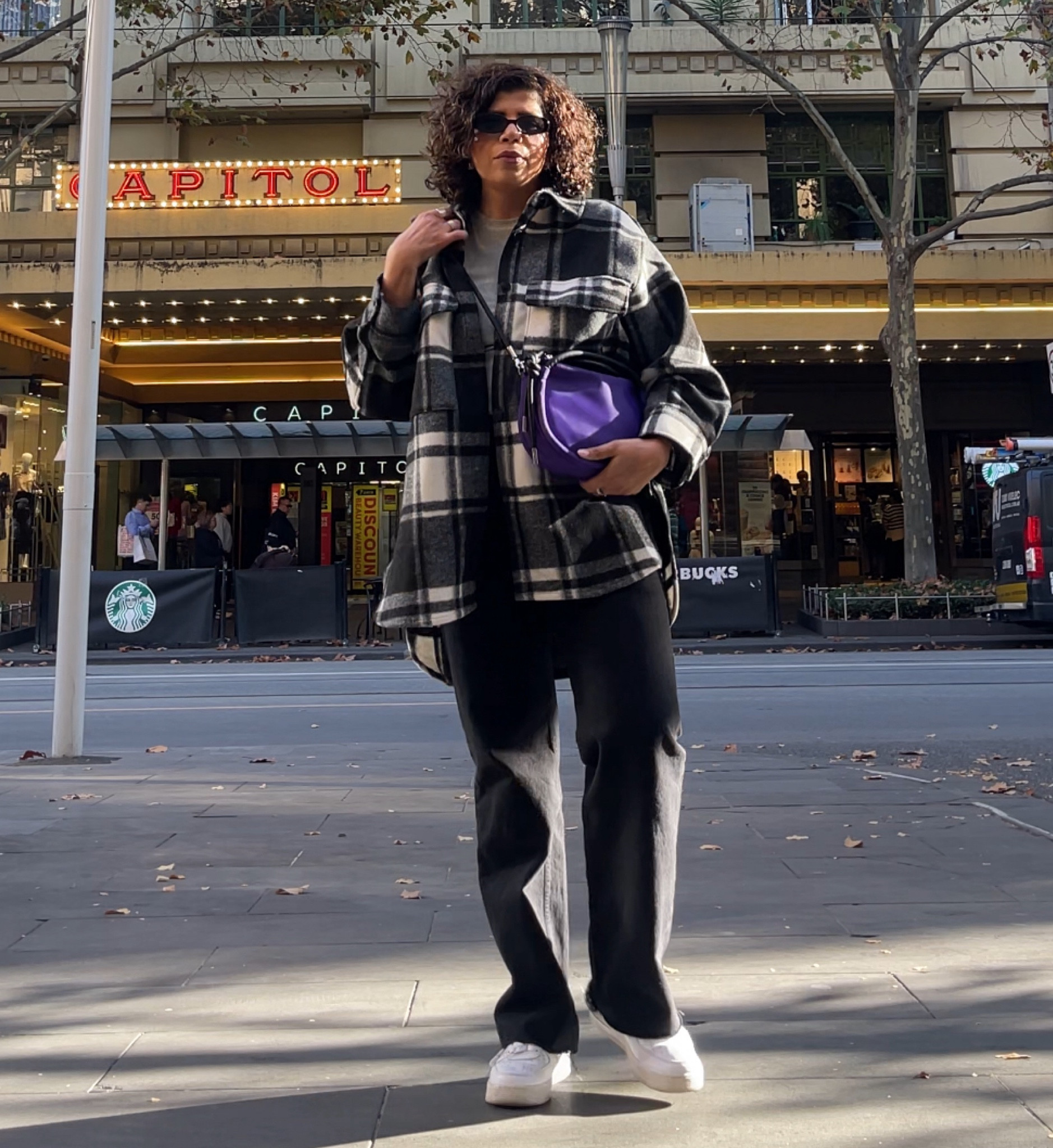 It’s getting chilly in melbourne ❄️
Jeans are mango, tee is Uniqlo, shacket is H&M, shoes are Nike airforce 1, bag is ganni and sunglasses are Lê specs. 


#LTKmidsize #LTKwinter #LTKautumn