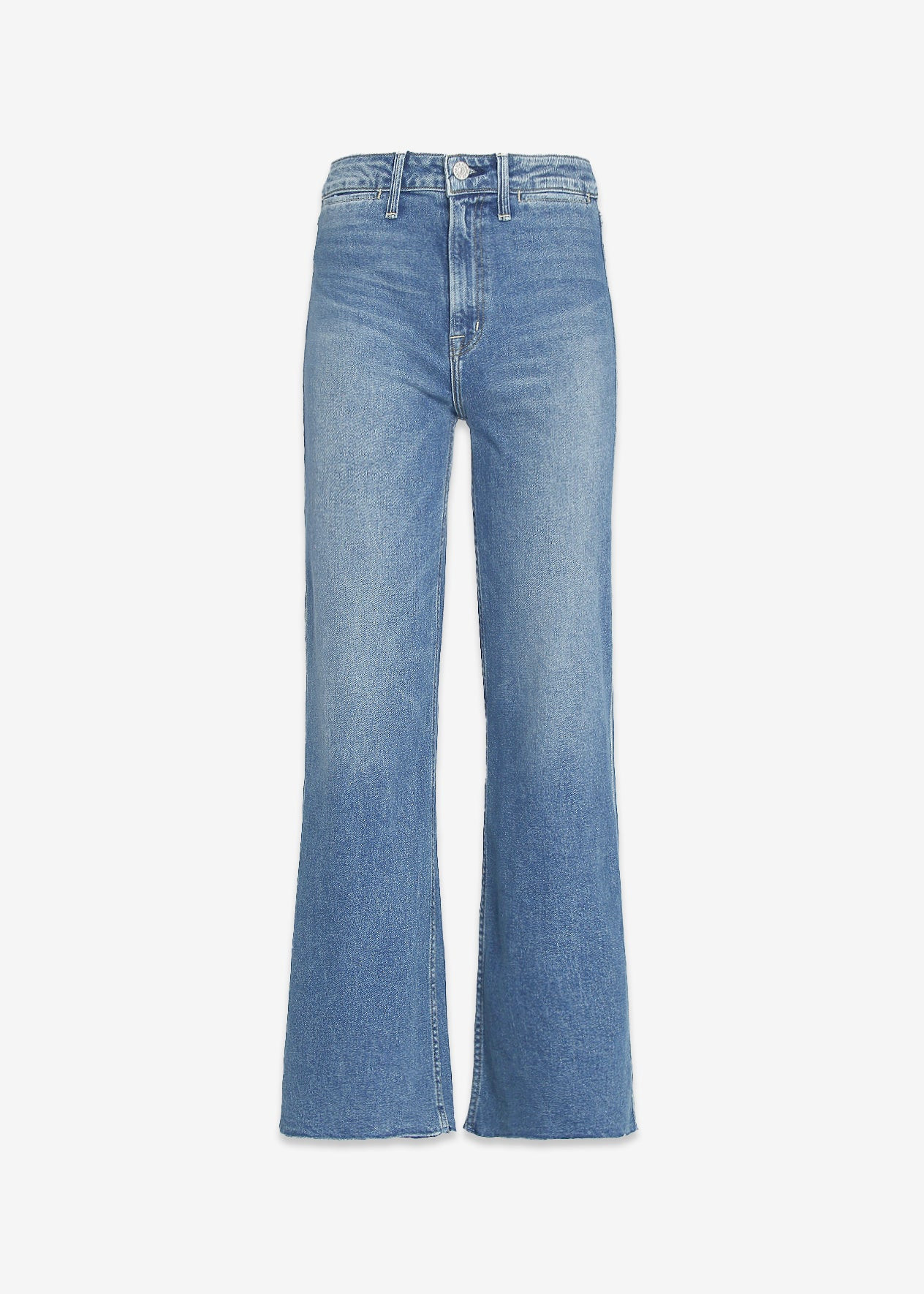 Women's Queen High Rise Crop Wide Leg Jeans In Lawrence | NOEND Denim