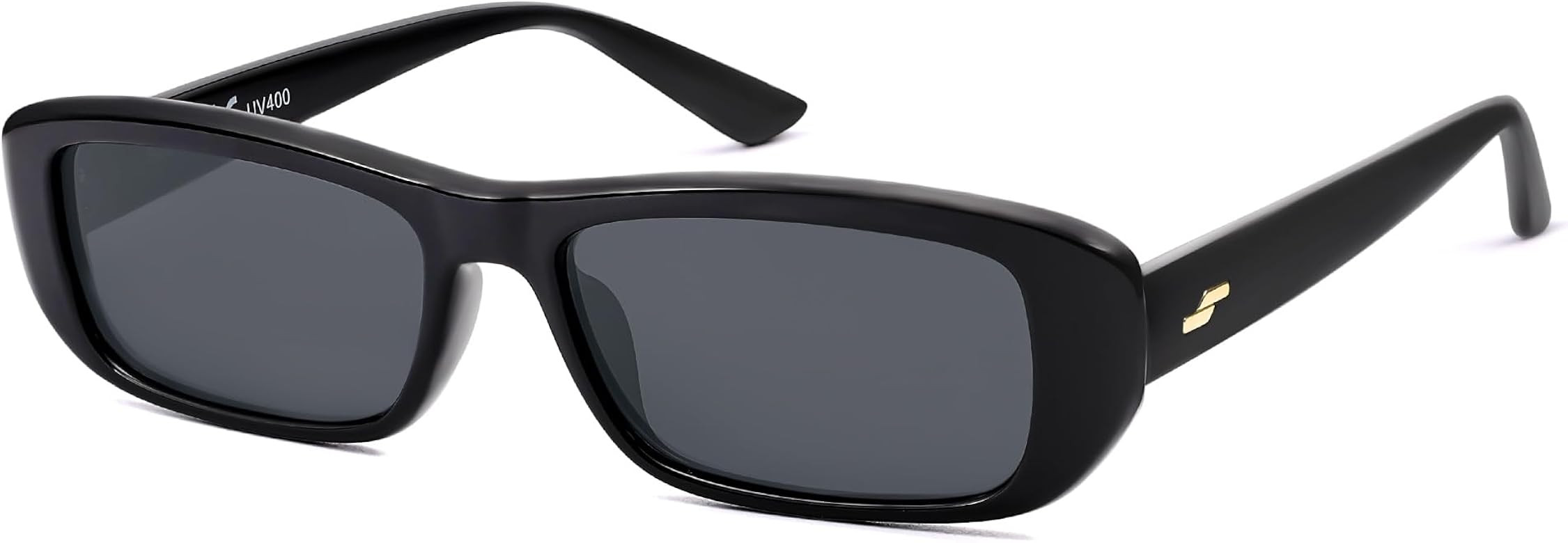 SOJOS Retro Rectangle Polarized Sunglasses for Women Men Trendy Narrow Rectangular Frame Sunnies ... | Amazon (US)