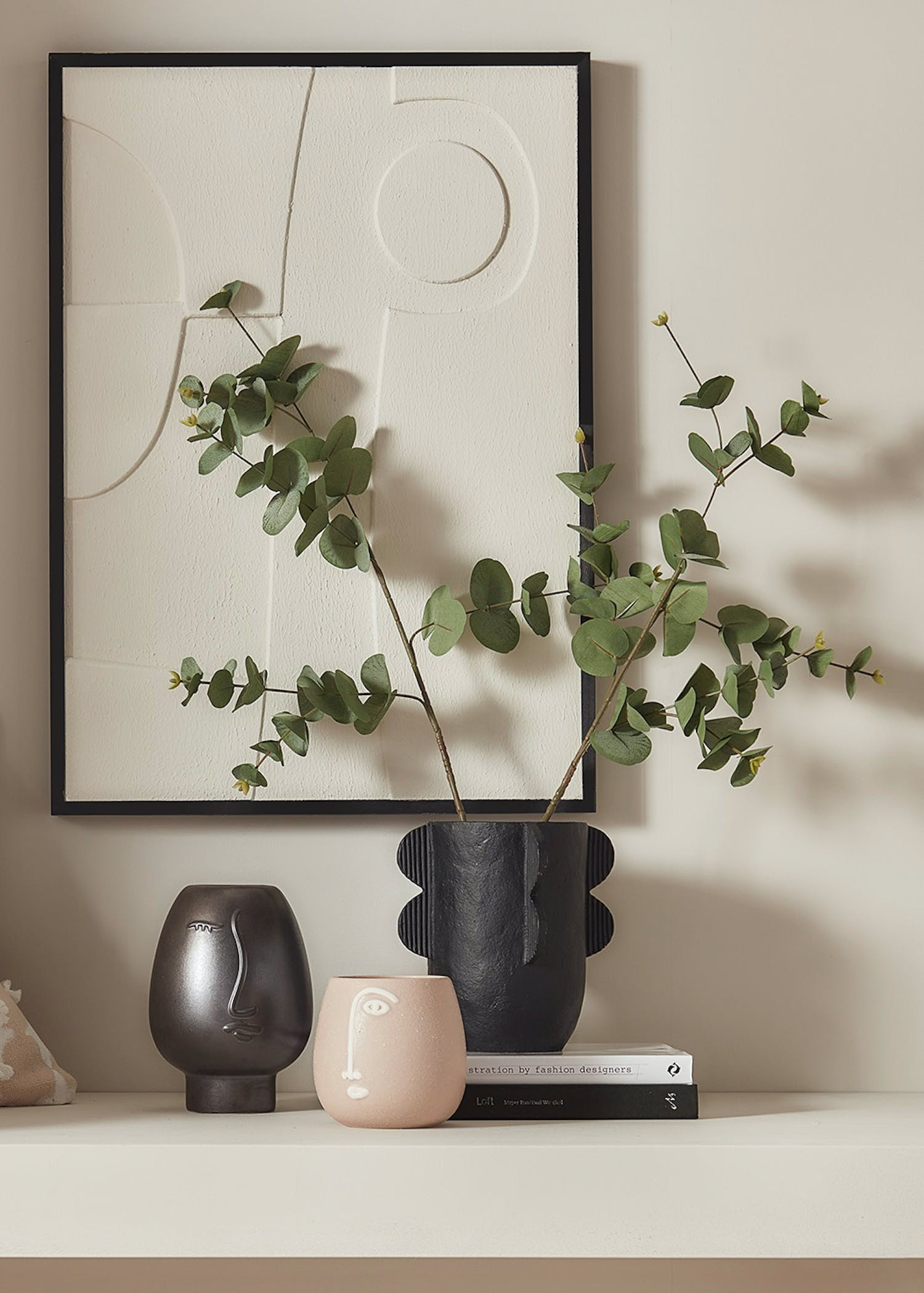 Black Totem Vase – Black | Matalan (UK)