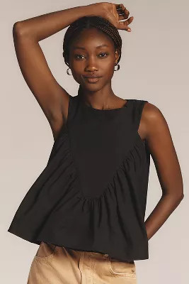 Mare Mare Shirred Swing Tank | Anthropologie (US)