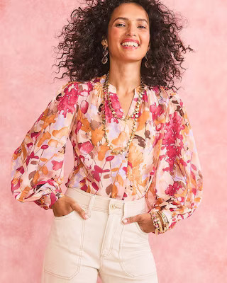 Split-Neck Blouse | Chico's
