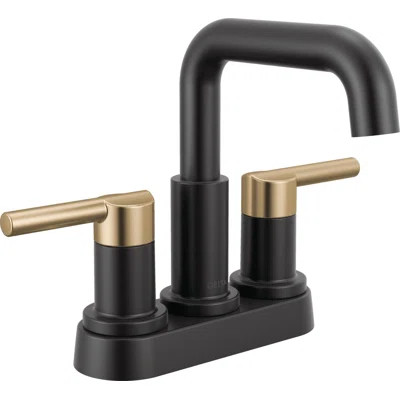 Nicoli Centerset Bathroom Faucet, 2-Handle Bathroom Sink Faucet | Wayfair North America
