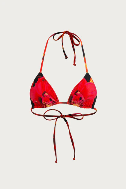 Triangle Top (Red Tropical) | SAME