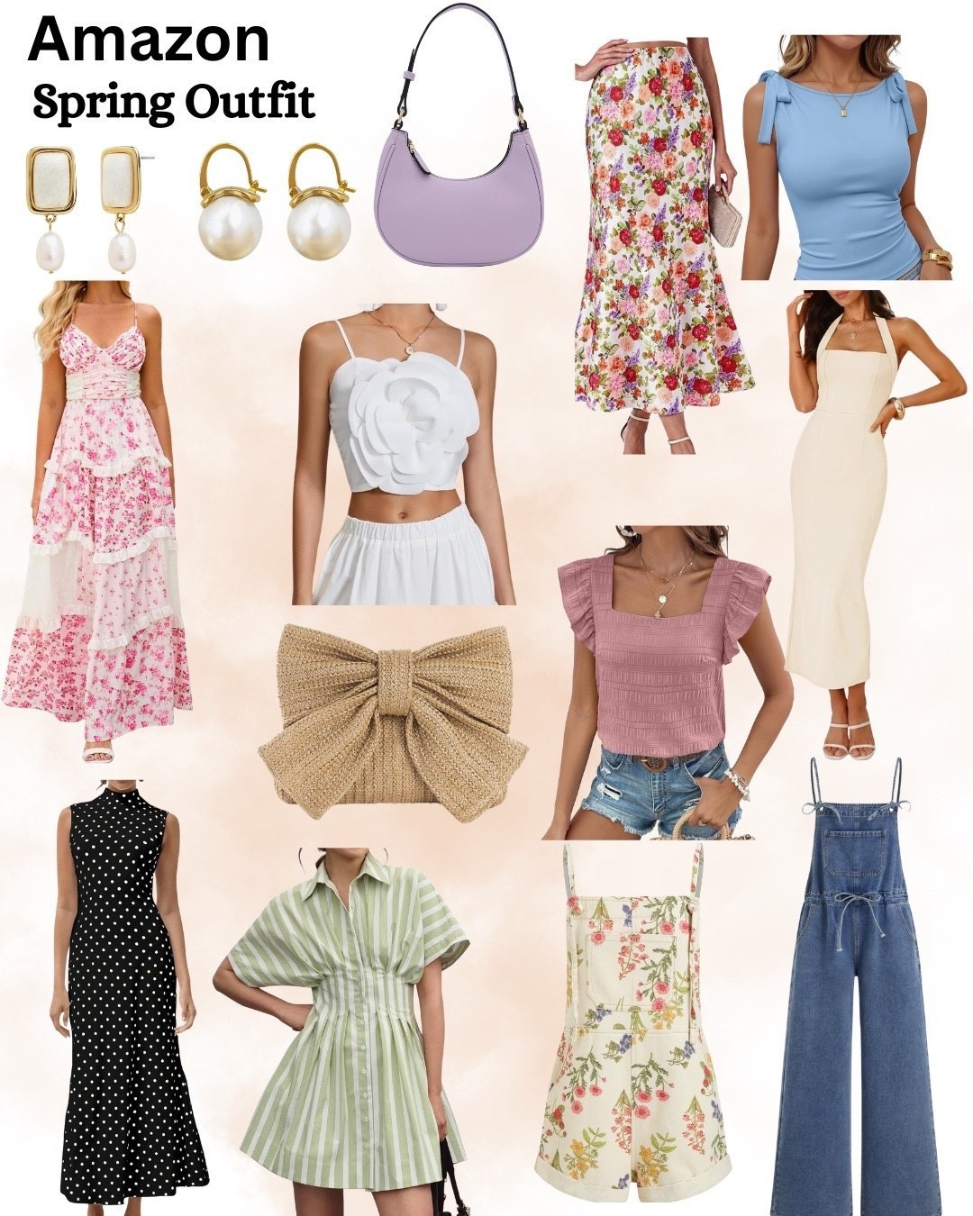 Spring outfit. Spring fashion. Pastel outfit. Floral. Spring dress. Casual spring outfit. Spring accessories. Spring top. Amazon spring style

#LTKTravel #LTKSeasonal #LTKootd