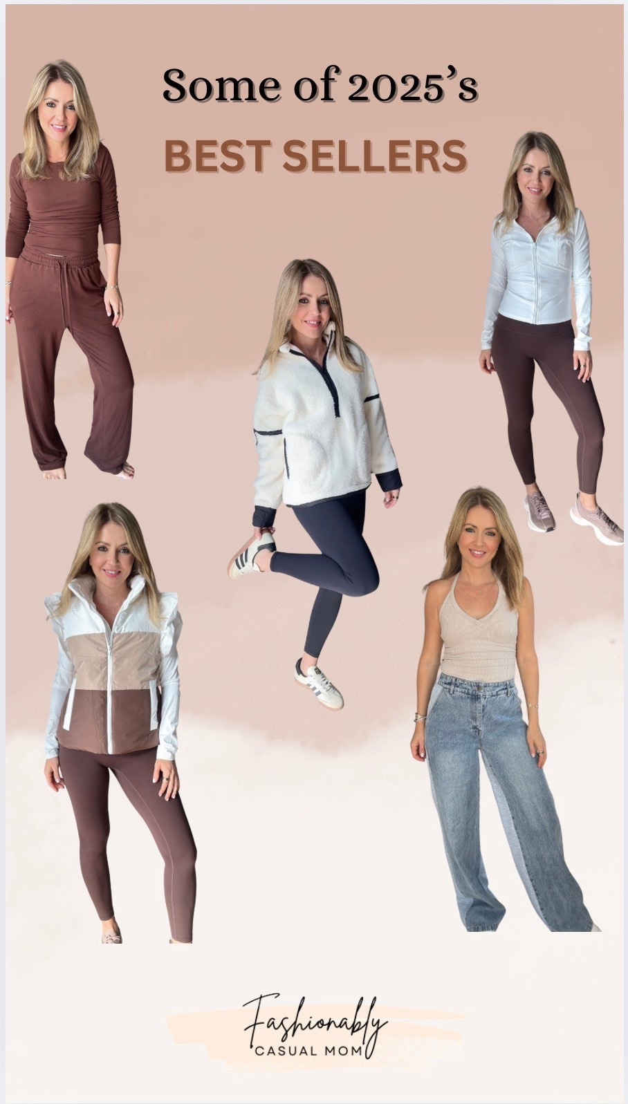 Some of 2025’s best sellers that I will be bringing in to 2026
Fleece line pullover (look for less)
Lounge set
Built in bra tank
Denim Jean sweats
No front seam leggings
No show no. Camel toe undies
Samba shoes
Puffer vest
Sneakers

#LTKActive #LTKFindsUnder100 #LTKootd