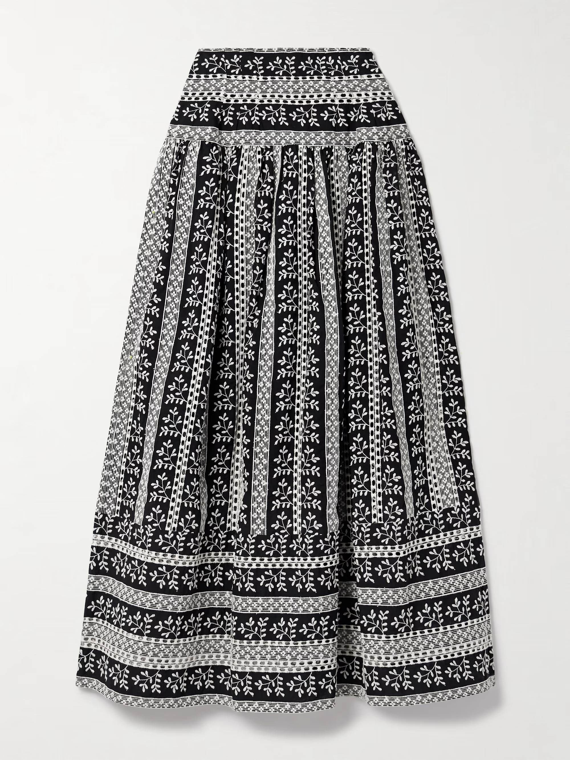 Castagneto embroidered cotton-voile maxi skirt | NET-A-PORTER (US)