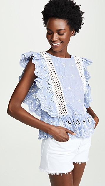 BB Dakota
                
            

    Eyelet Blouse | Shopbop