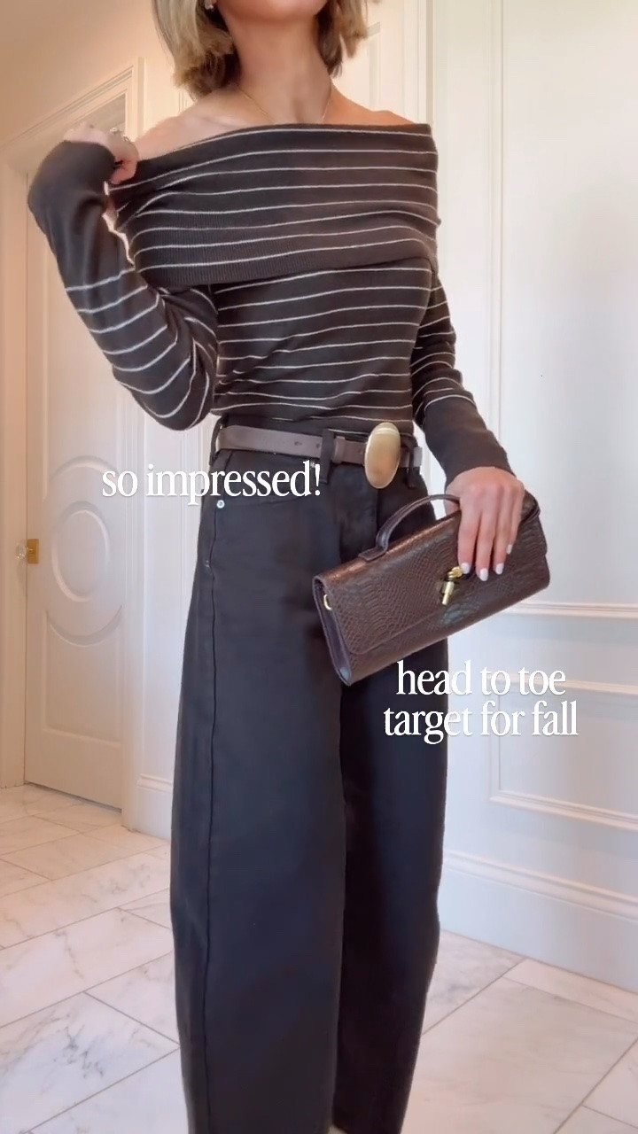 Fall date night outfit. Size up half a size in the target flats!

#LTKootd #LTKSeasonal