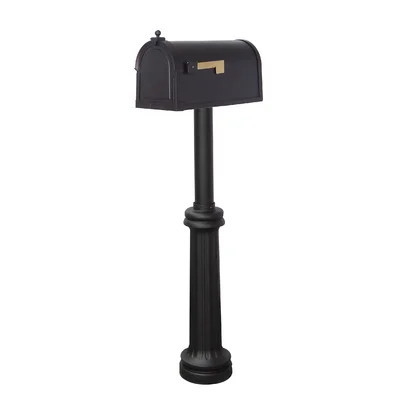 Berkshire Curbside Locking Post Mounted Mailbox | Wayfair North America