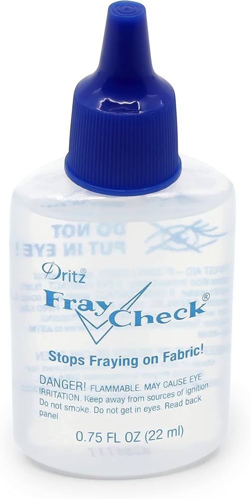 Dritz Fray Check Liquid, 3/4 Fluid-Ounce, 1 Count, Clear Seam Sealant, 0.75 Fl oz | Amazon (US)